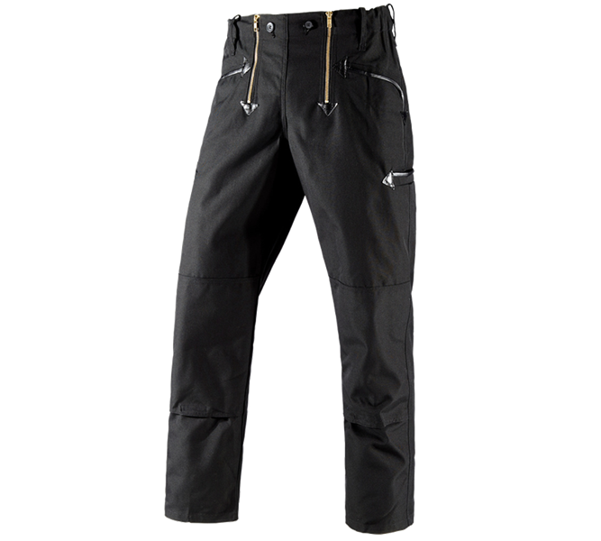 Main view, Roofer / Crafts, Craftman's Work Trousers Alois, black