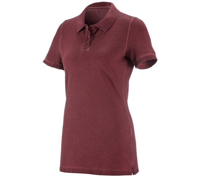 e.s. Polo shirt vintage cotton stretch, ladies'