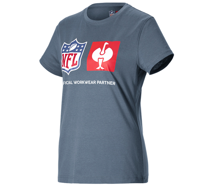 Vue principale, Collaborations, NFL T-Shirt cotton, ladies, bleu oxyde