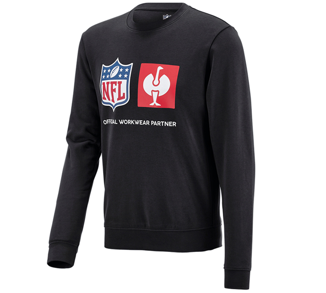 Vue principale, Collaborations, NFL Sweatshirt cotton, noir