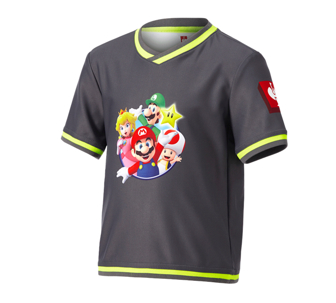 Main view, Collaborations, Super Mario functional T-shirt, children’s, anthracite