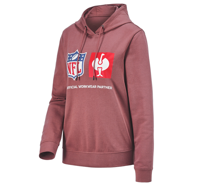 Main view, New Products, NFL Hoodie cotton, ladies, oxidred