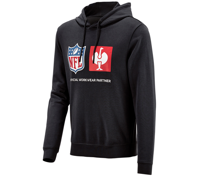 Vue principale, Collaborations, NFL Hoodie cotton, noir