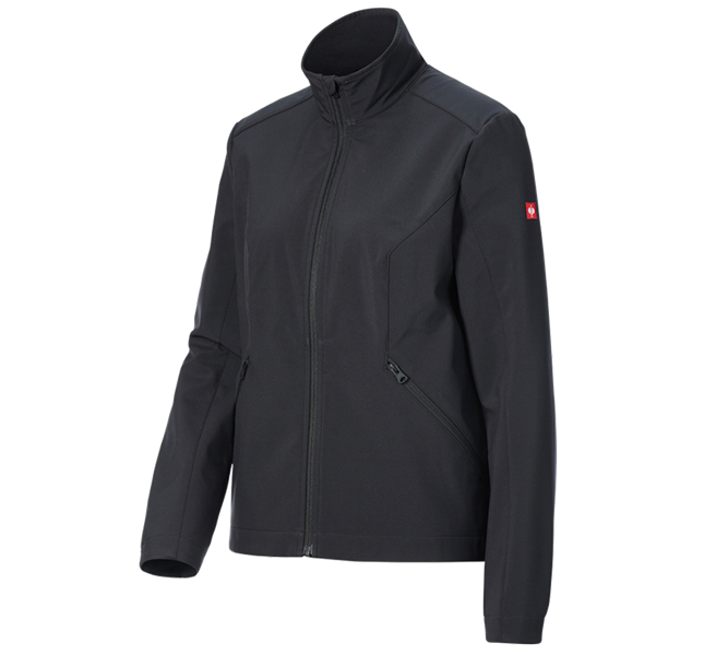 Main view, Clothing, Softshell jacket e.s.trail pure, ladies', black