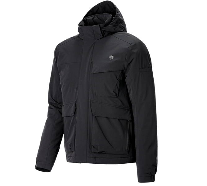 Main view, Men, Winter jacket e.s.trail, black