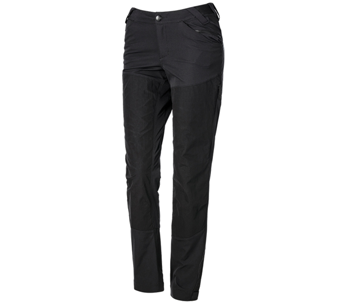 Main view, Clothing, Hybrid functional trousers e.s.trail, ladies', black