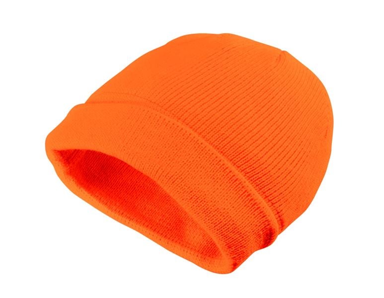 Vue principale, Vêtements, Bonnet d'hiver en tricot Neon, orange