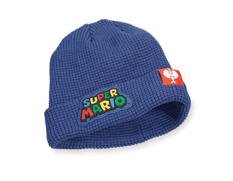 Vue principale, Idées de cadeaux, Super Mario Bonnet, enfants, bleu alcalin