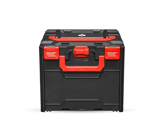 Main view, STRAUSSbox 340 midi, black/red