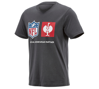 Main view, NFL T-Shirt cotton, carbongrey