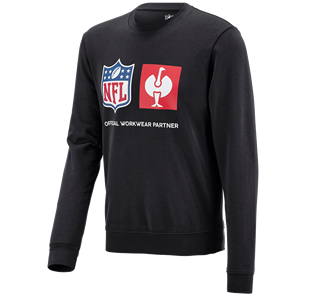 Main view, NFL Sweatshirt cotton, black