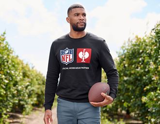 View 3, NFL Sweatshirt cotton, black