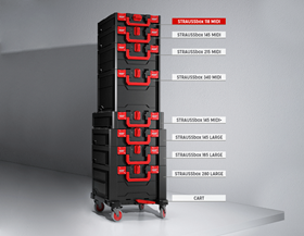 View, STRAUSSbox 118 midi tool boxes, 14 boxes