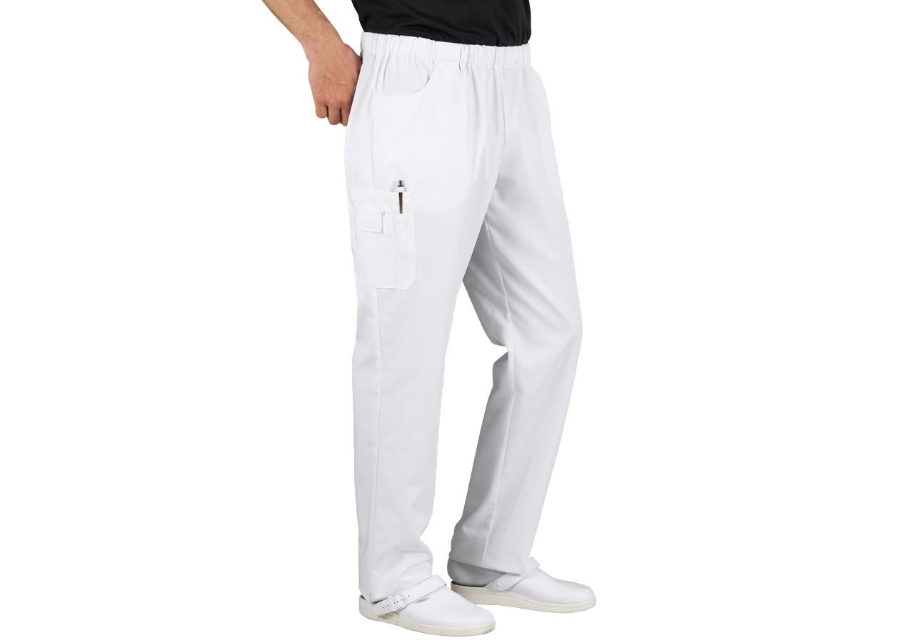 Thèmes: Pantalon élastique Peter + blanc