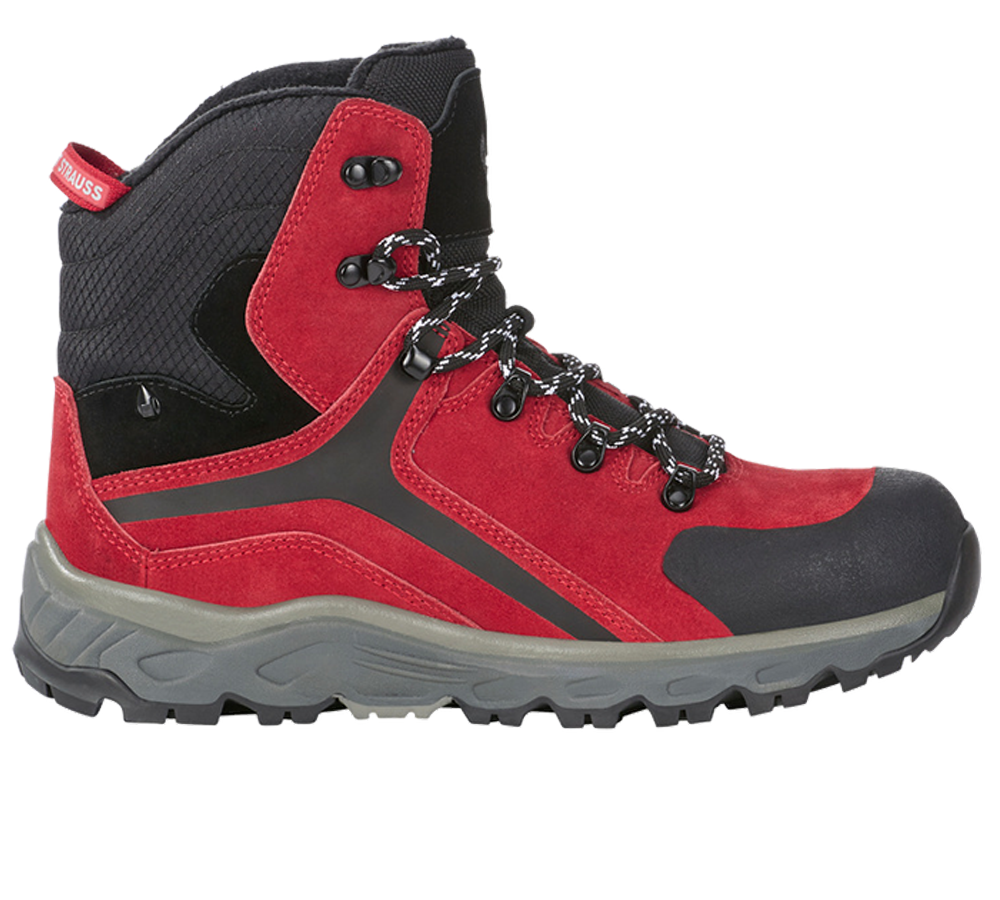 O6: O6 Work boots e.s. Culio + red/black