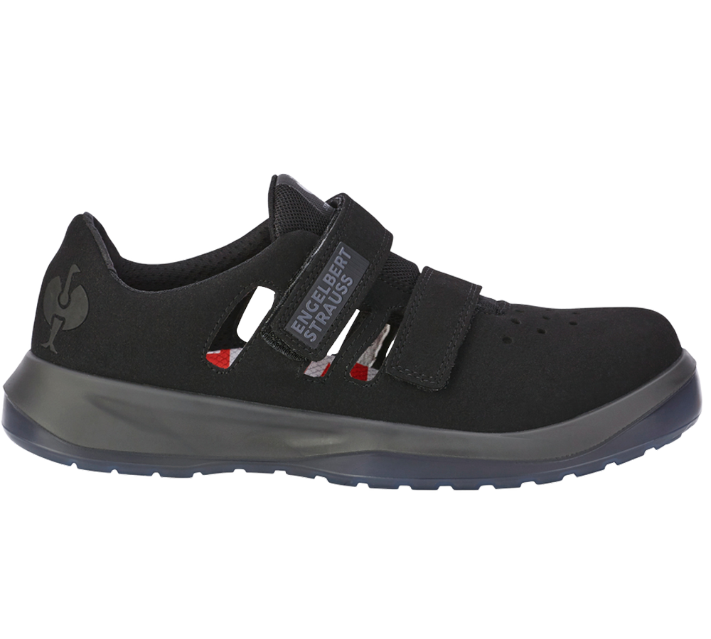 S1P	: S1P Safety sandals e.s. Banco + black/anthracite