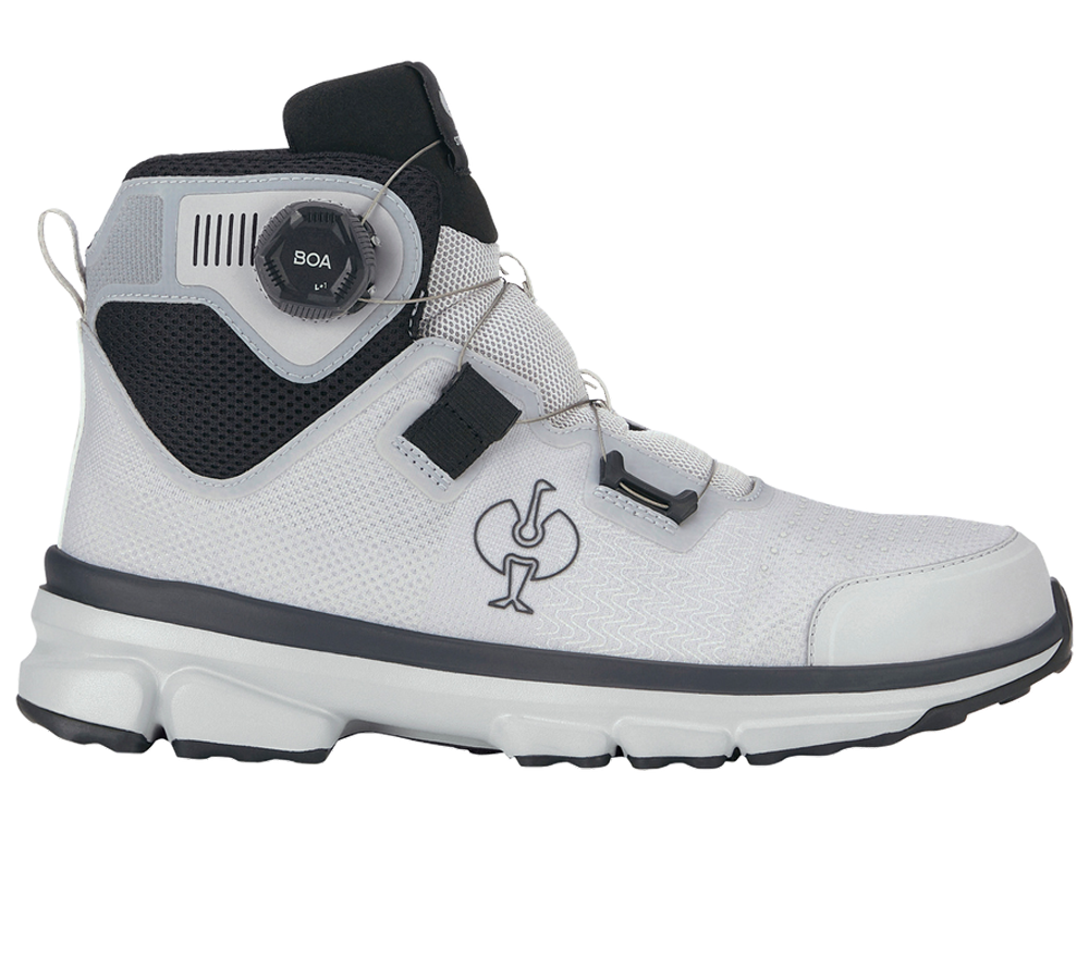 S1: S1 Safety boots e.s. Triest mid + silver