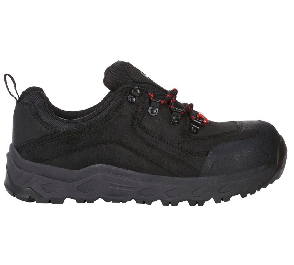 Safety Trainers: e.s. S3 Safety shoes Siom-x12 low + black