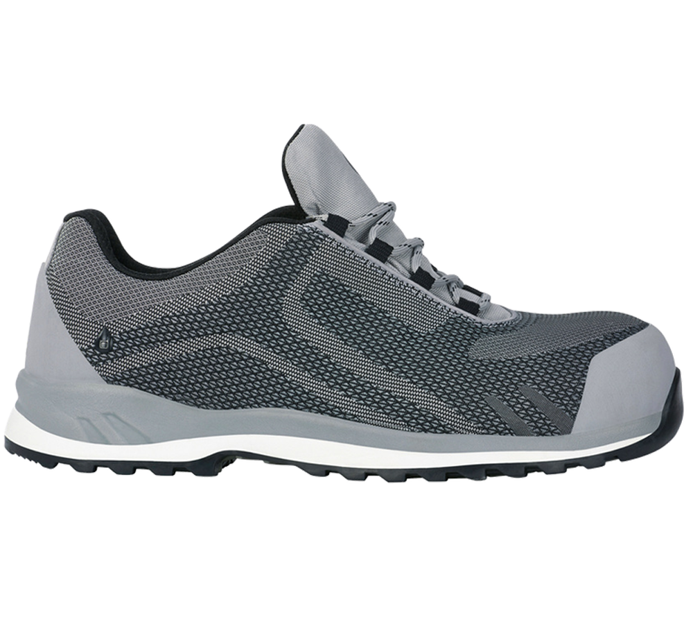 Safety Trainers: e.s. S3 Safety shoes Zardik low + white/platinum