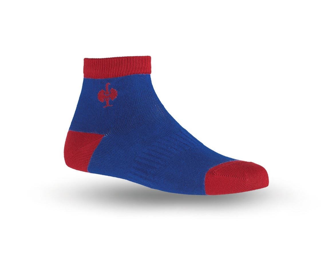 Accessoires: e.s. Chaussettes Allround Classic light/mid, enfa. + bleu royal/rouge vif