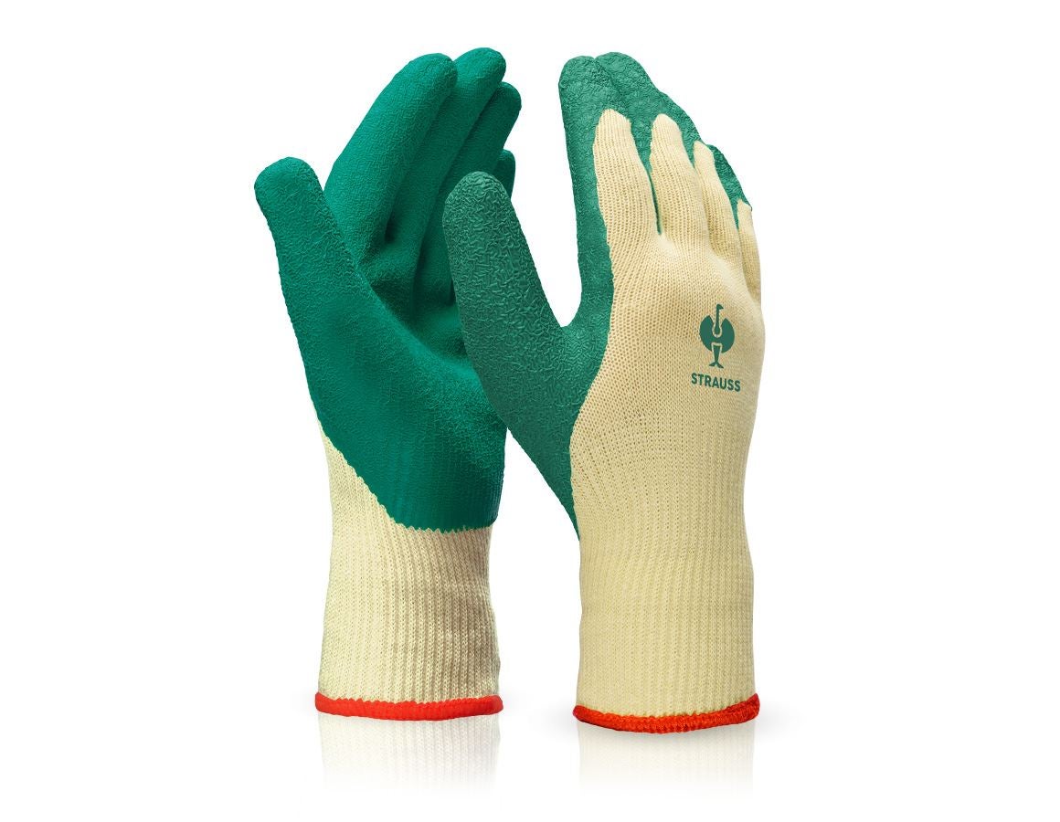 Coated: Latex knitted gloves Super Grip