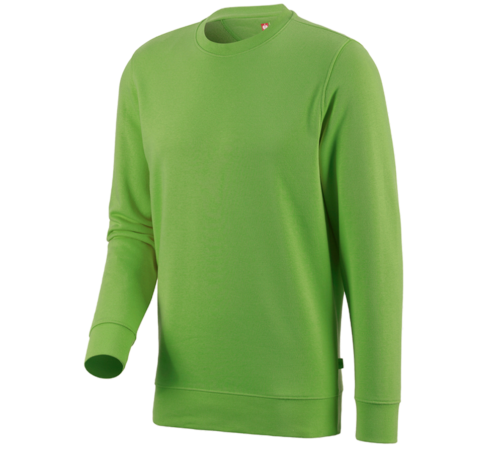 Gardening / Forestry / Farming: e.s. Sweatshirt poly cotton + seagreen