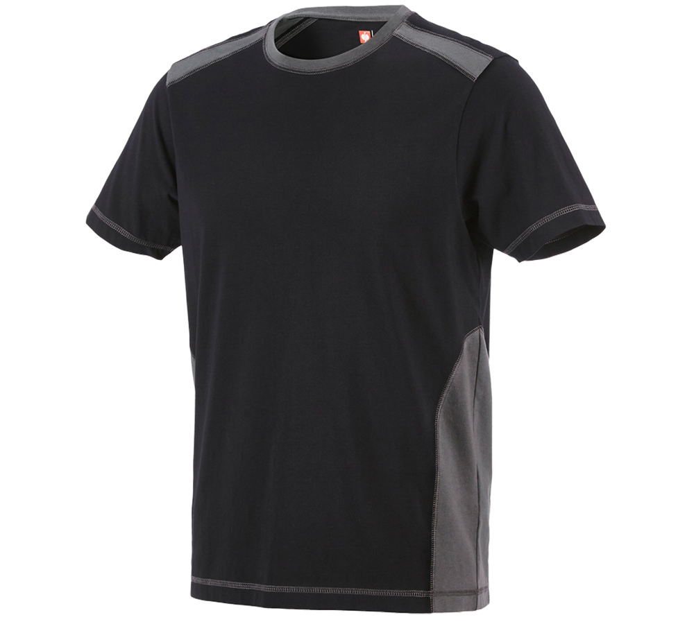 Thèmes: T-shirt  cotton e.s.active + noir/anthracite
