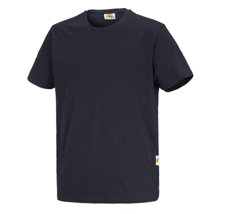 Hauts: STONEKIT T-Shirt Basic + bleu foncé