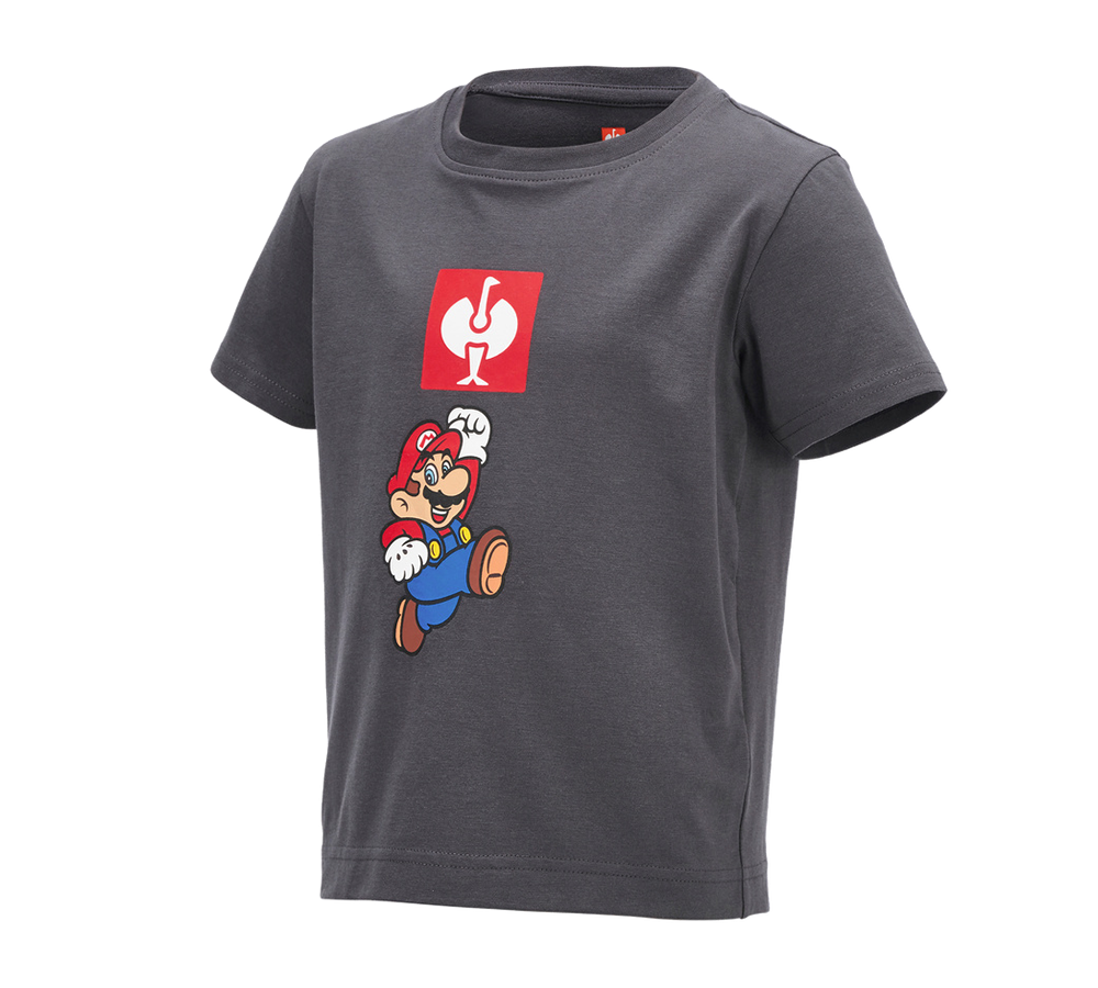 Collaborations: Super Mario T-Shirt, enfants + anthracite