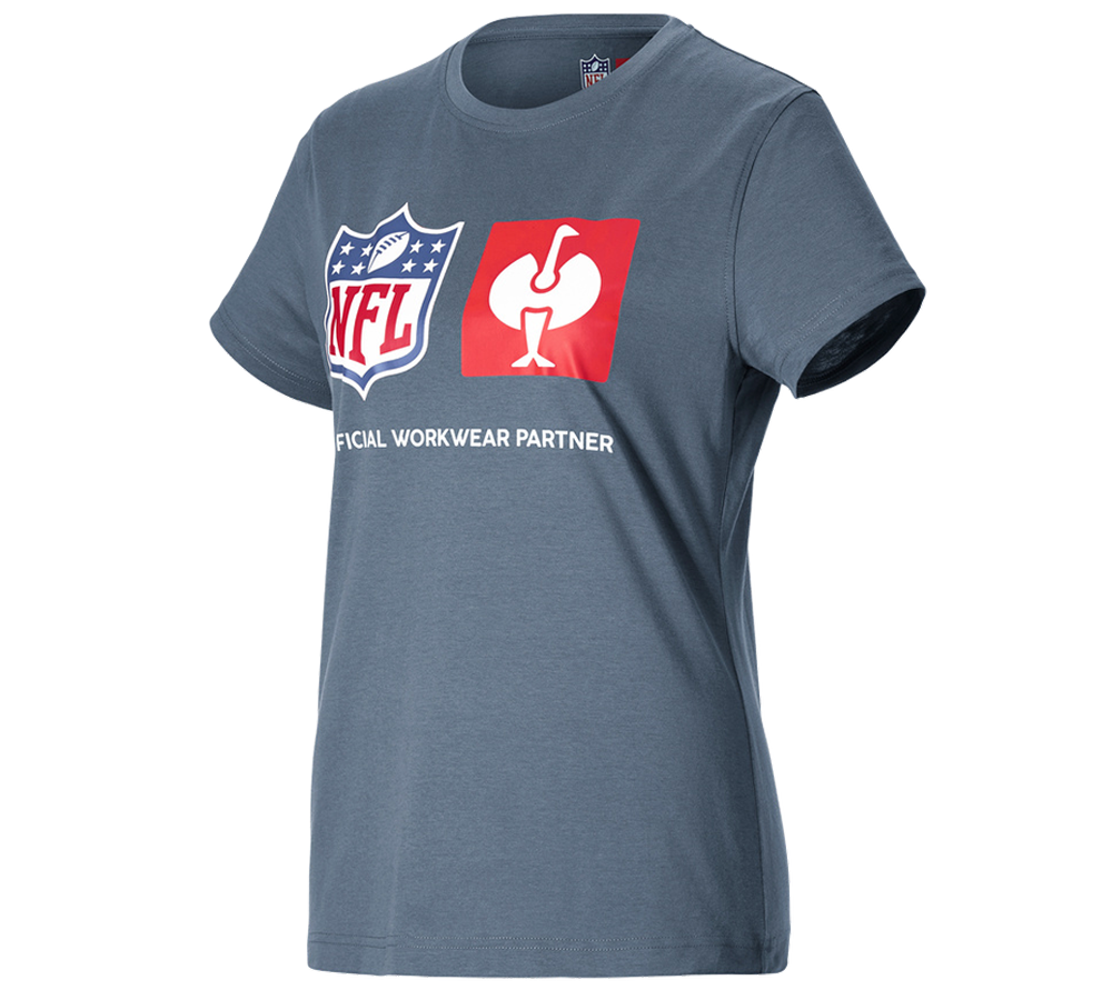 Collaborations: NFL T-Shirt cotton, ladies + bleu oxyde