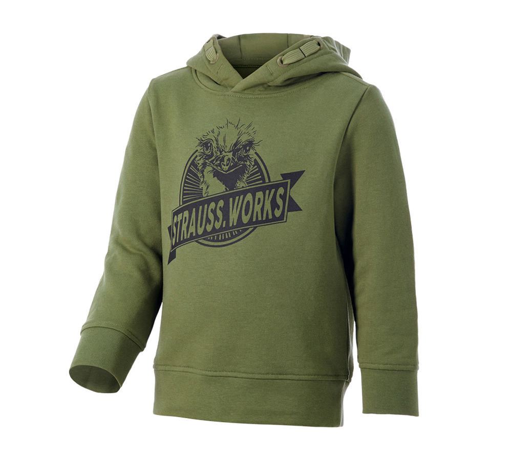 Shirts, Pullover & more: Hoody sweatshirt e.s.iconic works, children's + mountaingreen