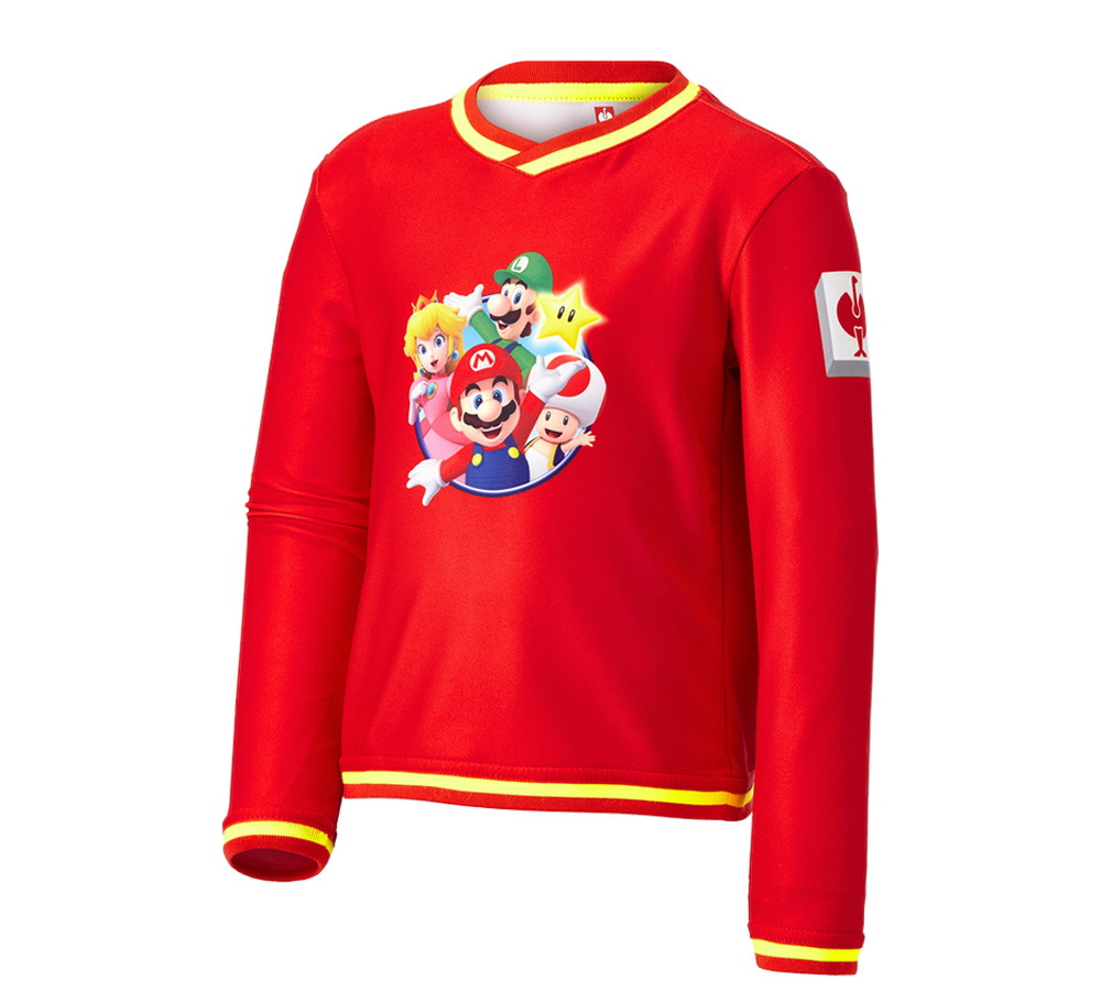 Collaborations: Super Mario functional Longsleeve, children’s + straussred