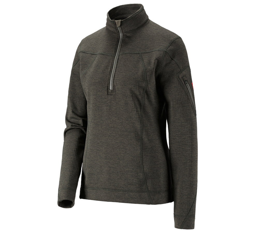 Froid: Pull camionneur climacell e.s.dynashield,femmes + thym mélange