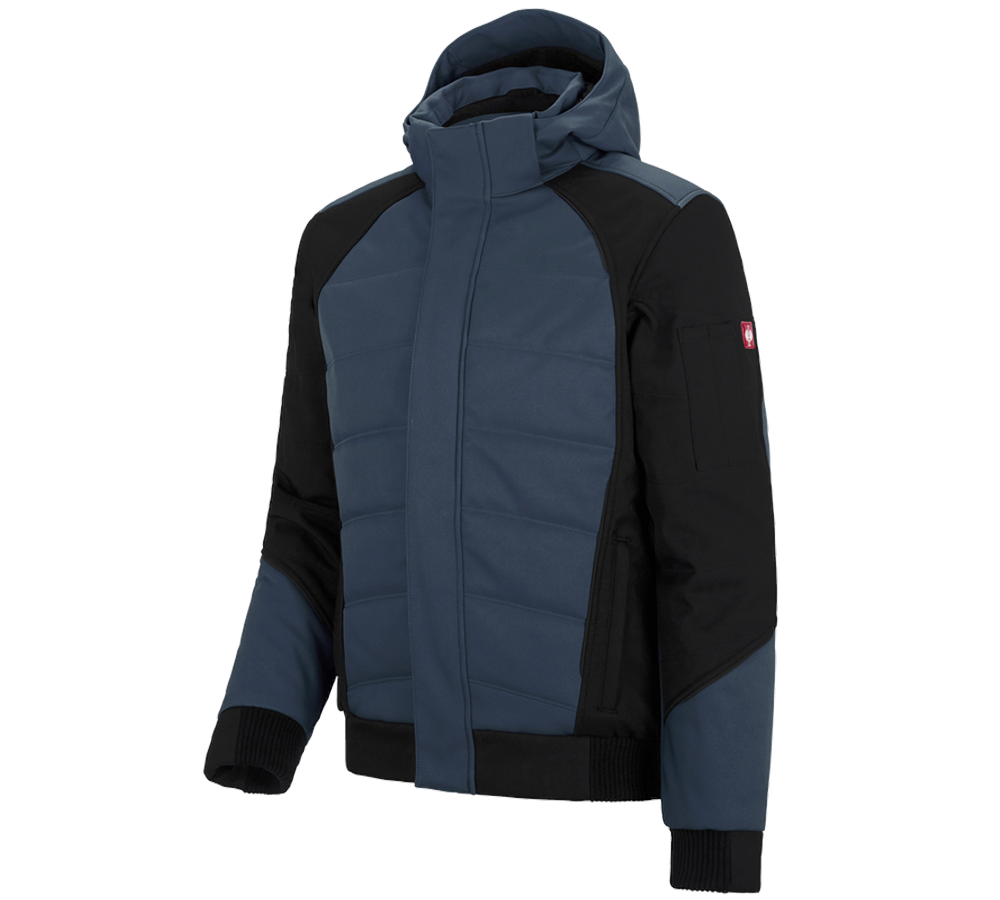 Plumbers / Installers: Winter softshell jacket e.s.vision + pacific/black