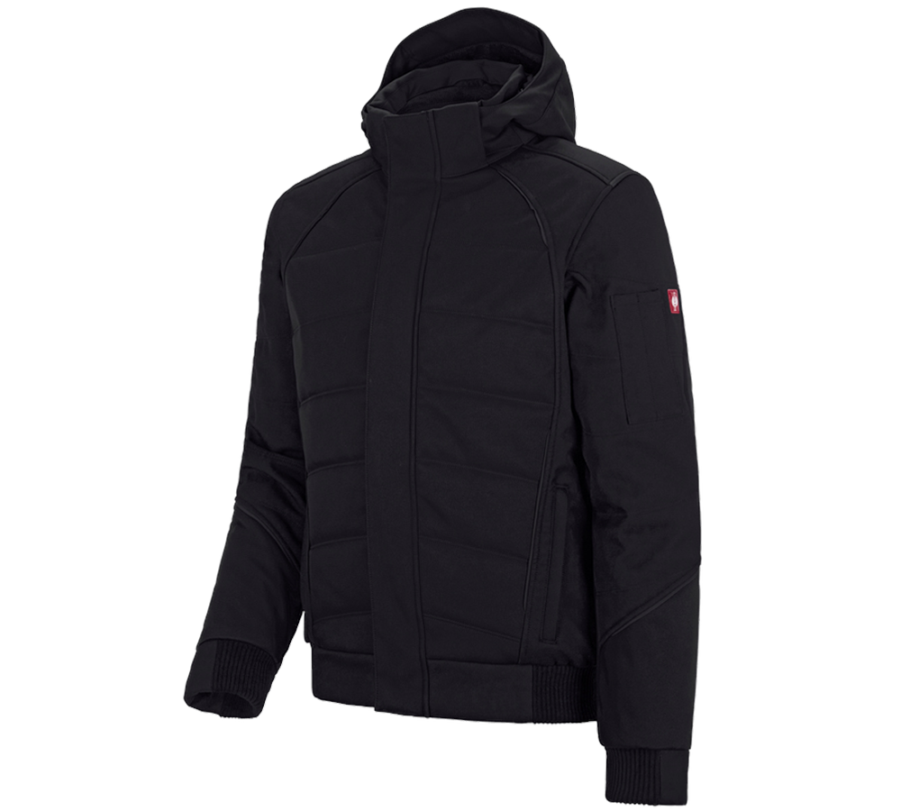 Plumbers / Installers: Winter softshell jacket e.s.vision + black