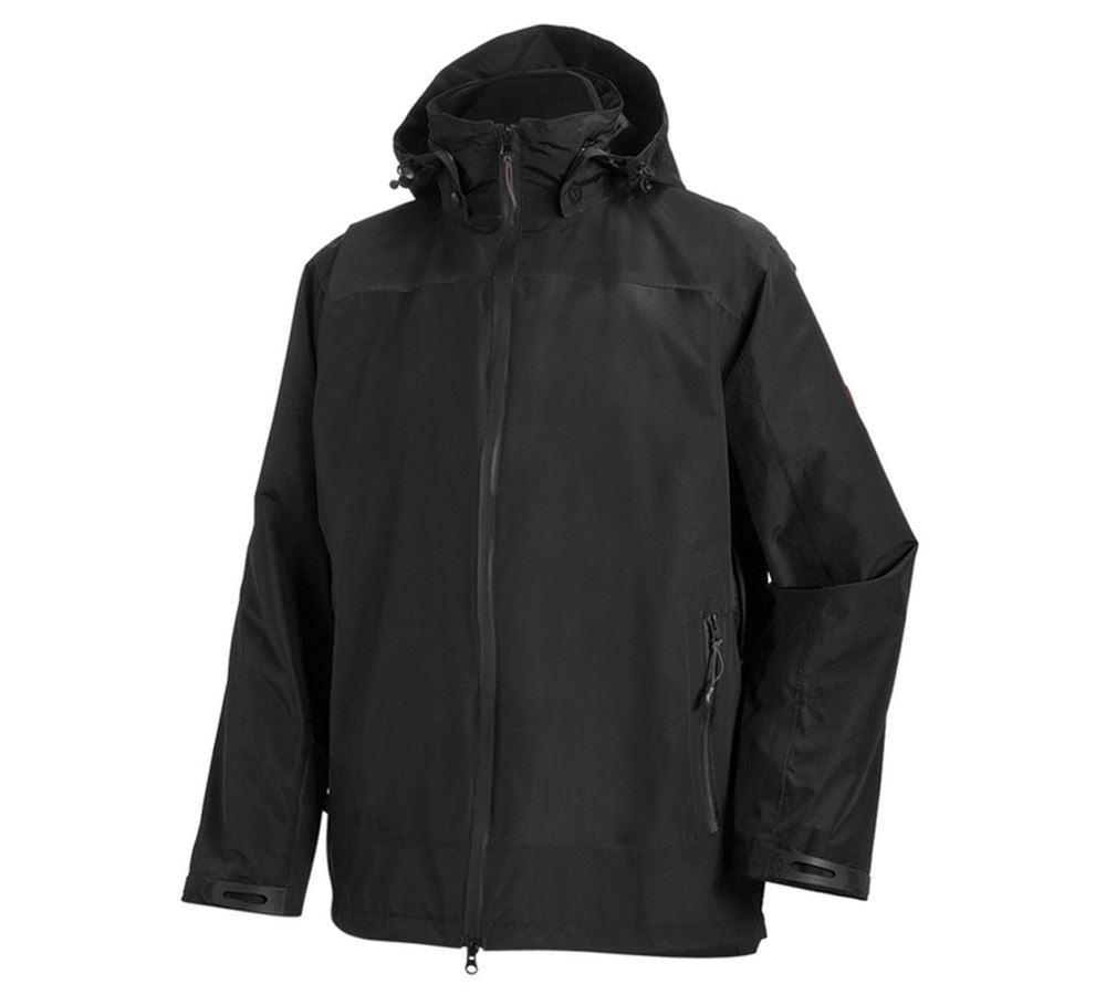 Joiners / Carpenters: e.s. 3 in 1 functional jacket, men + black