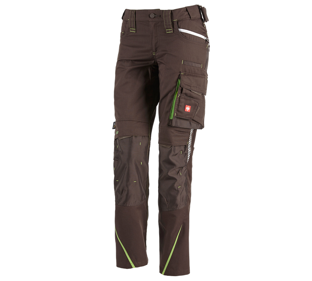 Cold: Ladies' trousers e.s.motion 2020 winter + chestnut/seagreen