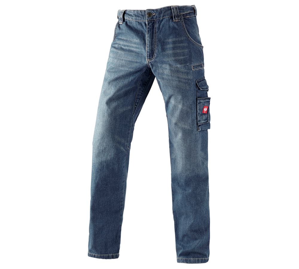 Pantalons de travail: e.s. Jeans Worker + stonewashed