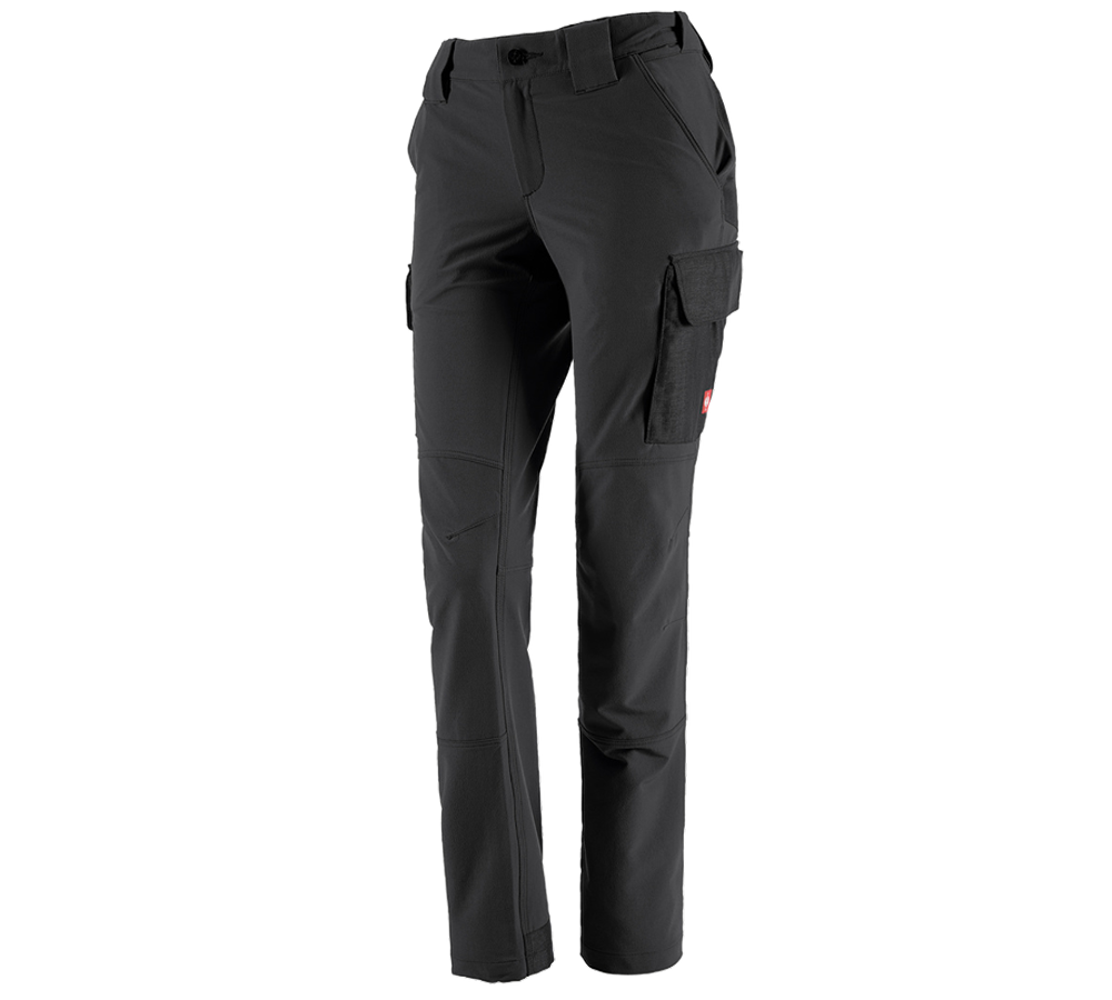 Cold: Winter func.cargo trousers e.s.dynashield solid,l. + black
