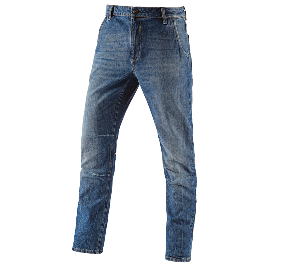 Installateurs / Plombier: e.s. Jeans à 5 poches POWERdenim + stonewashed
