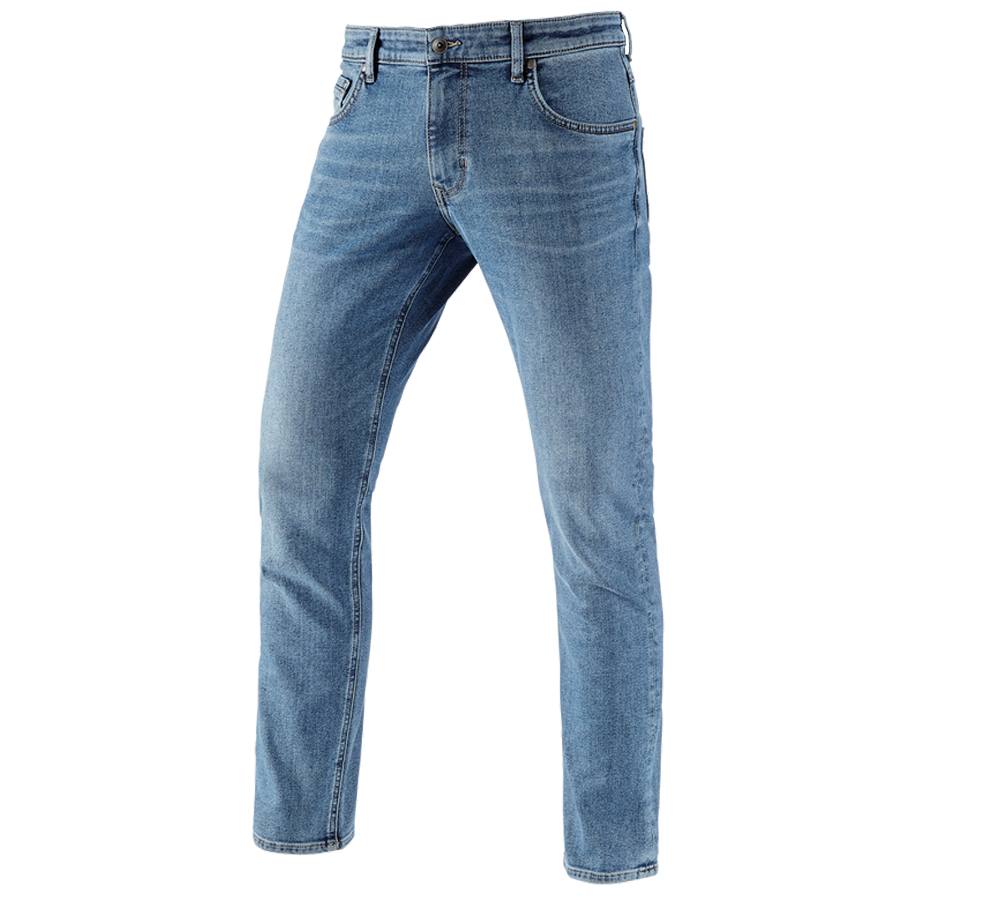 Topics: e.s. Winter 5-Pocket stretch jeans + stonewashed