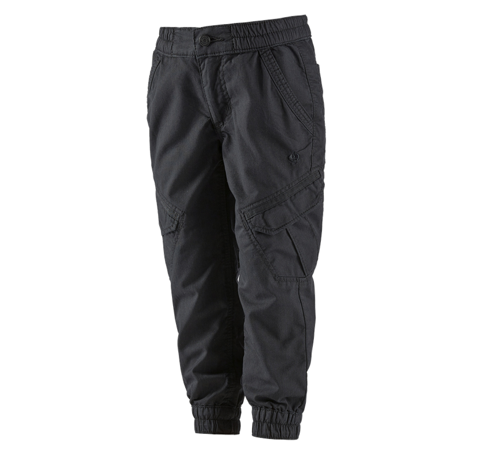 Pantalons de travail: Pantalon Cargo e.s. ventura vintage, enfants + noir