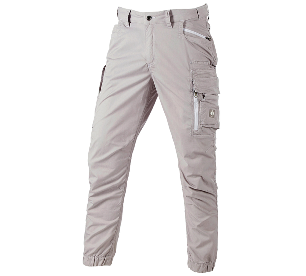 Work Trousers: Cargo trousers e.s.motion ten summer + opalgrey