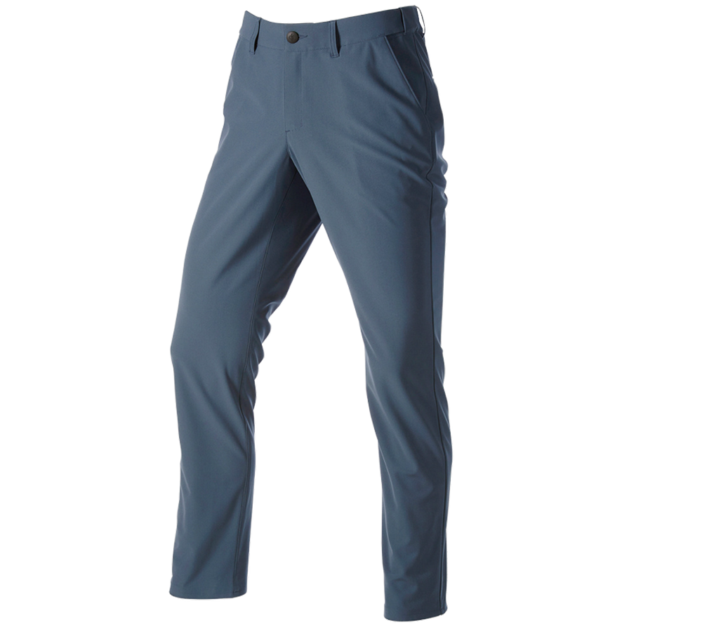 Thèmes: Pantalon de travail Chino e.s.work&travel + bleu fer