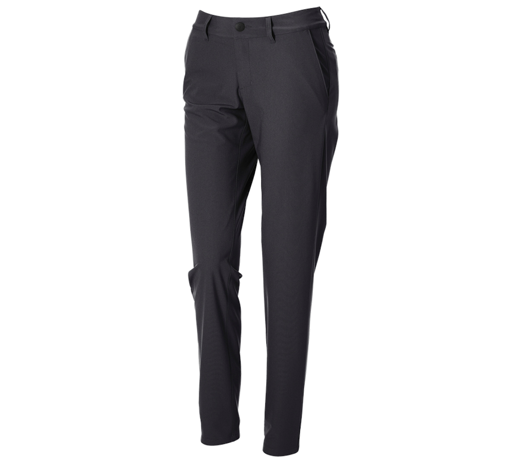 Work Trousers: Trousers Chino e.s.work&travel, ladies’ + black