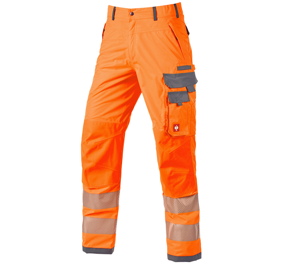 Topics: High-vis functional trousers e.s.prestige + high-vis orange/grey