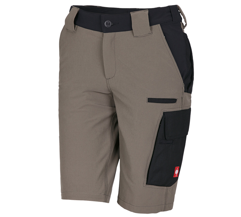 Joiners / Carpenters: Functional short e.s.dynashield, ladies' + stone/black