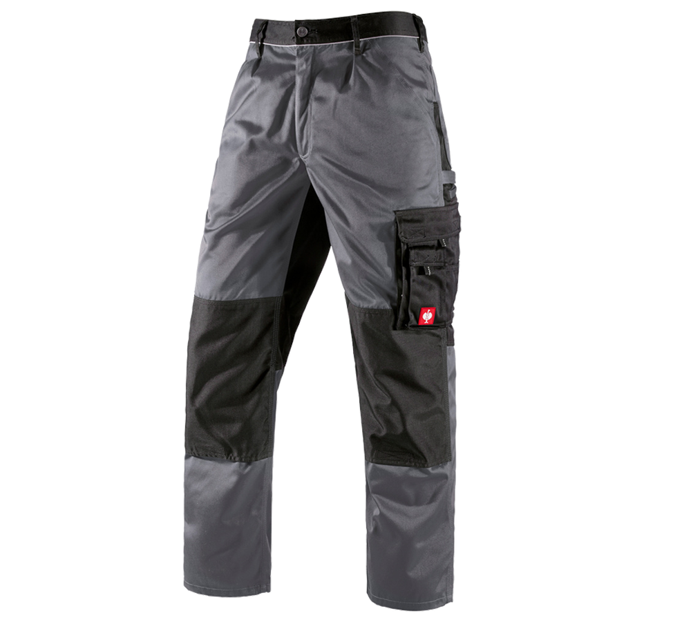 Menuisiers: Pantalon à taille élastique e.s.image + gris/noir