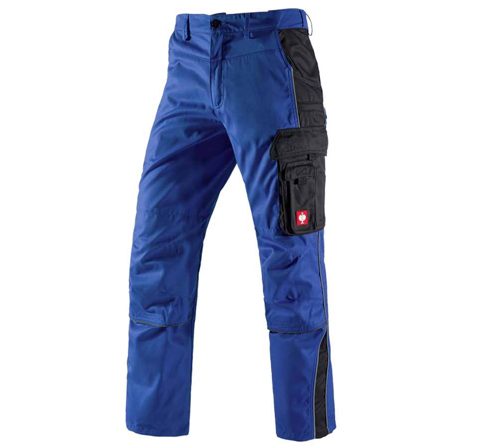 Thèmes: Pantalon à taille élastique e.s.active + bleu royal/noir