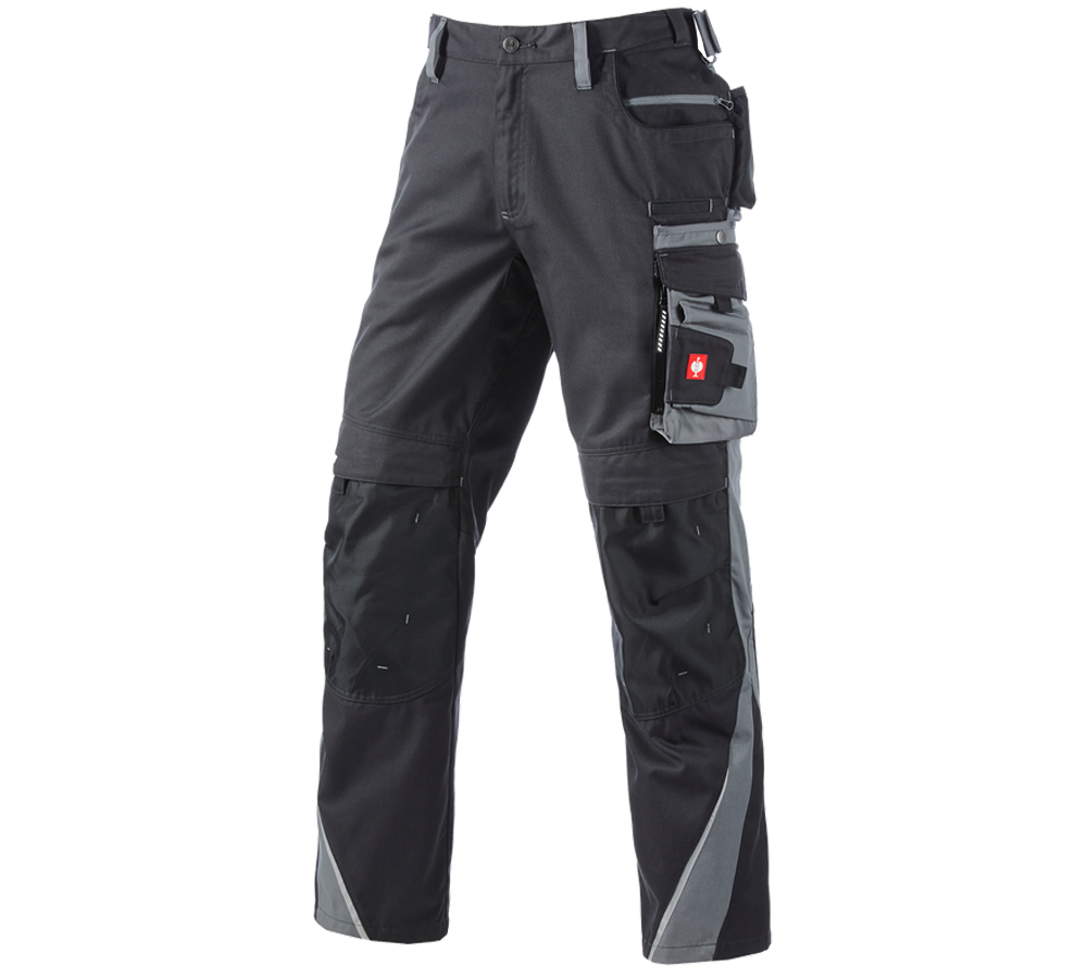 Installateurs / Plombier: Pantalon à taille élastique e.s.motion + graphite/ciment